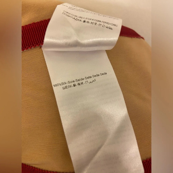 Giambattista Valli Corset Crop Top Blouse Red size 6 - Picture 5 of 12